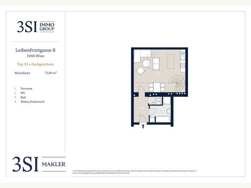 Dachgeschosswohnung in Wien - Bild 14