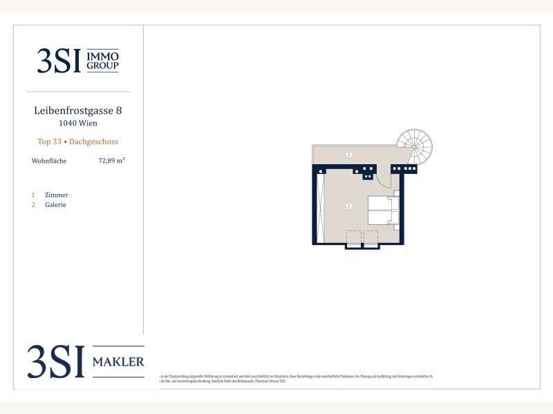 Dachgeschosswohnung in Wien - Bild 15