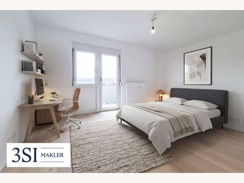 KI möbliertes Schlafzimmer