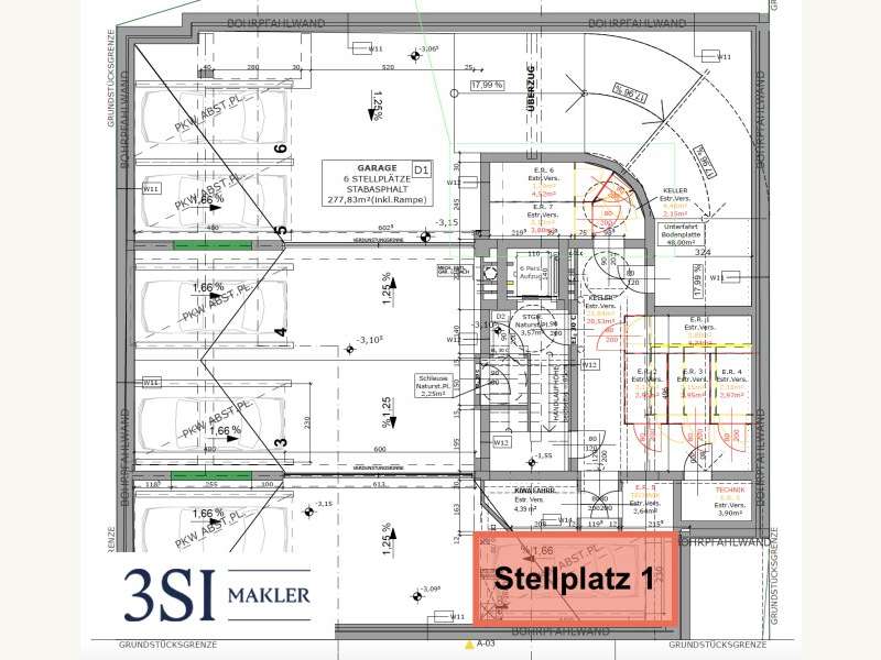 Tiefgaragenstellplatz in Wien - Bild 9 Tiefgaragenstellplatz in Wien - Bild 9