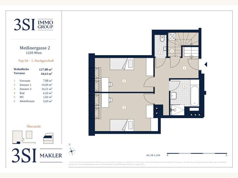 Dachgeschosswohnung in Wien - Bild 13