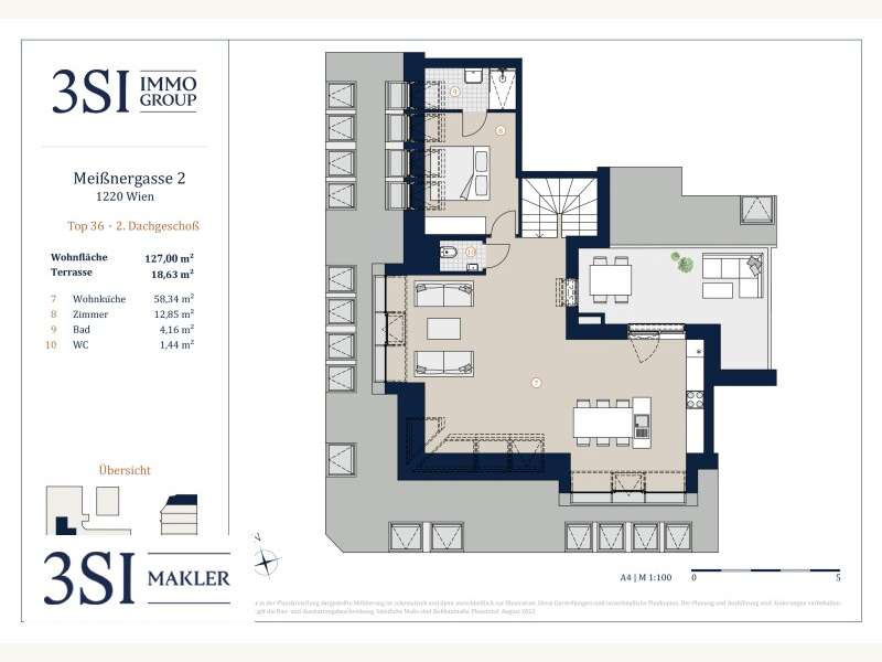 Dachgeschosswohnung in Wien - Bild 14