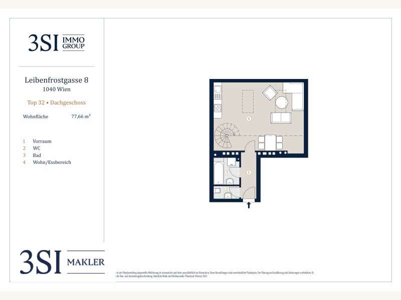 Dachgeschosswohnung in Wien - Bild 22