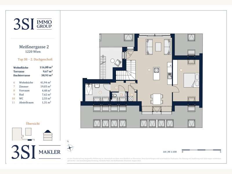 Dachgeschosswohnung in Wien - Bild 16 Dachgeschosswohnung in Wien - Bild 16