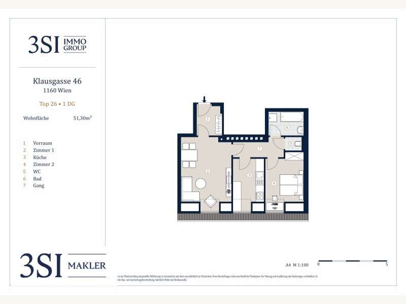 Dachgeschosswohnung in Wien - Bild 12