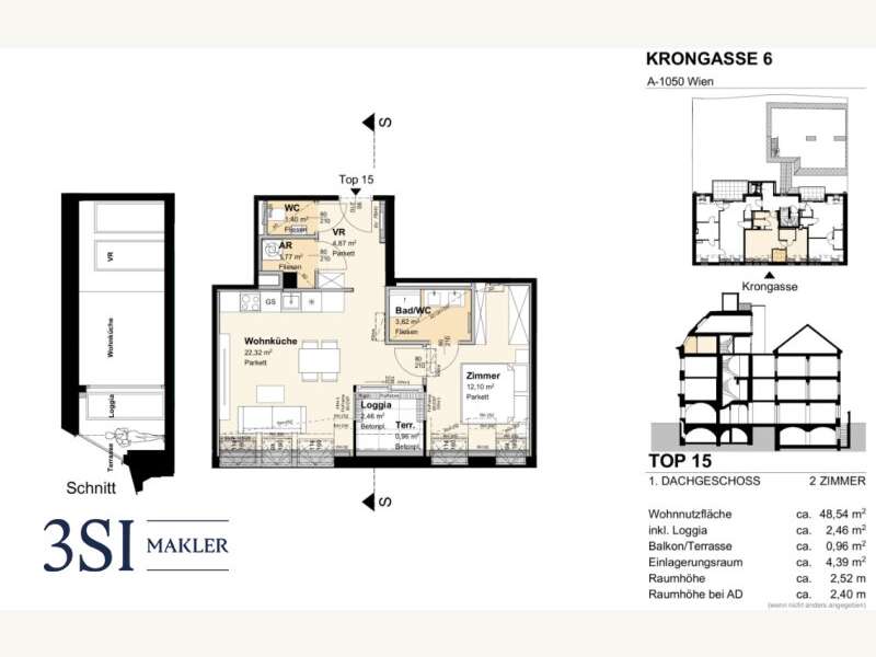 Dachgeschosswohnung in Wien - Bild 6