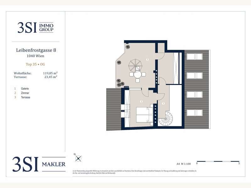 Dachgeschosswohnung in Wien - Bild 19