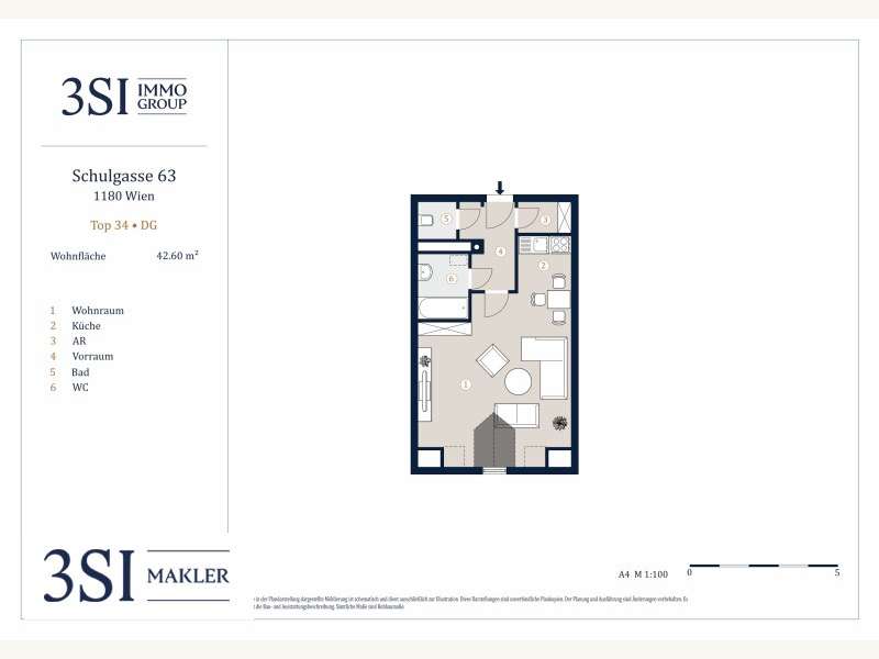 Dachgeschosswohnung in Wien - Bild 7 Dachgeschosswohnung in Wien - Bild 7