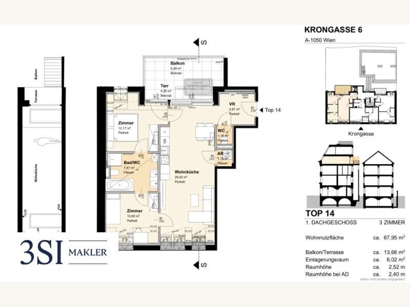 Dachgeschosswohnung in Wien - Bild 10 Dachgeschosswohnung in Wien - Bild 10