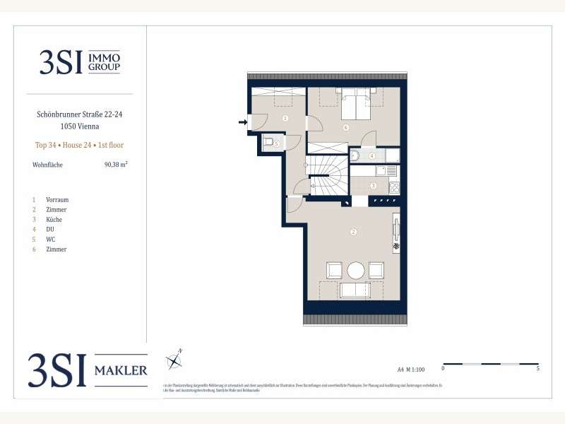 Dachgeschosswohnung in Wien - Bild 11