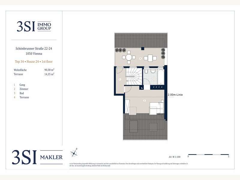 Dachgeschosswohnung in Wien - Bild 12