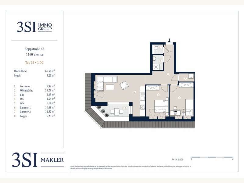Dachgeschosswohnung in Wien - Bild 27