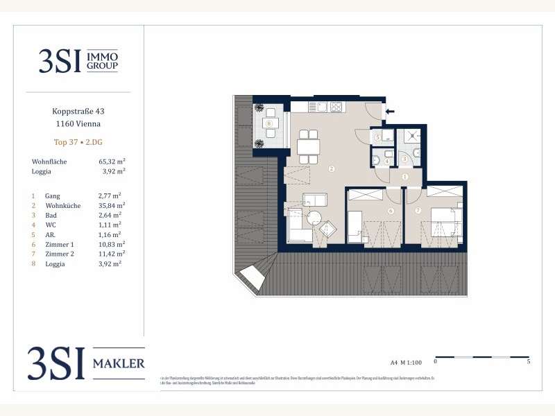 Dachgeschosswohnung in Wien - Bild 21