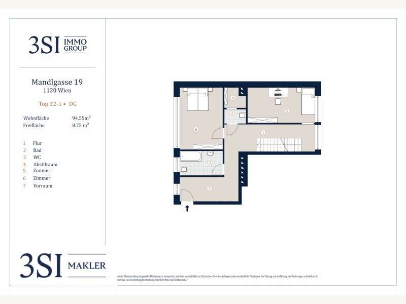 Dachgeschosswohnung in Wien - Bild 8