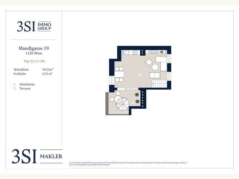 Dachgeschosswohnung in Wien - Bild 9