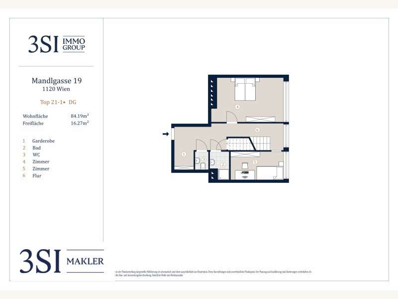 Dachgeschosswohnung in Wien - Bild 9