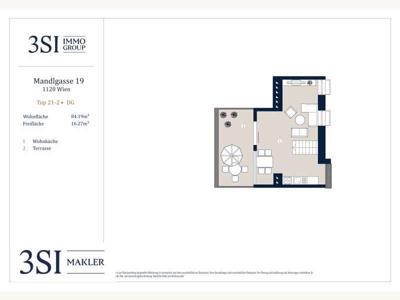 Dachgeschosswohnung in Wien - Bild 10