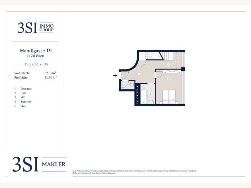 Dachgeschosswohnung in Wien - Bild 6