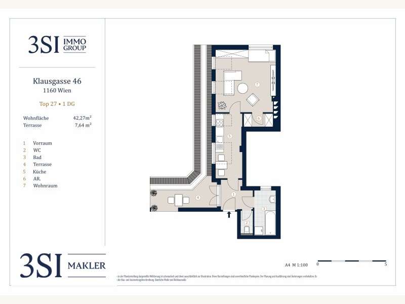 Dachgeschosswohnung in Wien - Bild 12