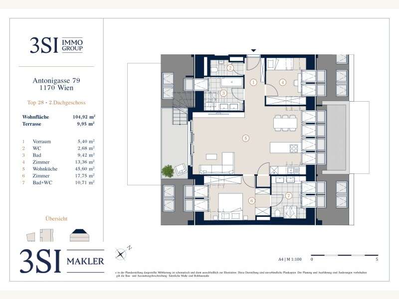 Dachgeschosswohnung in Wien - Bild 5