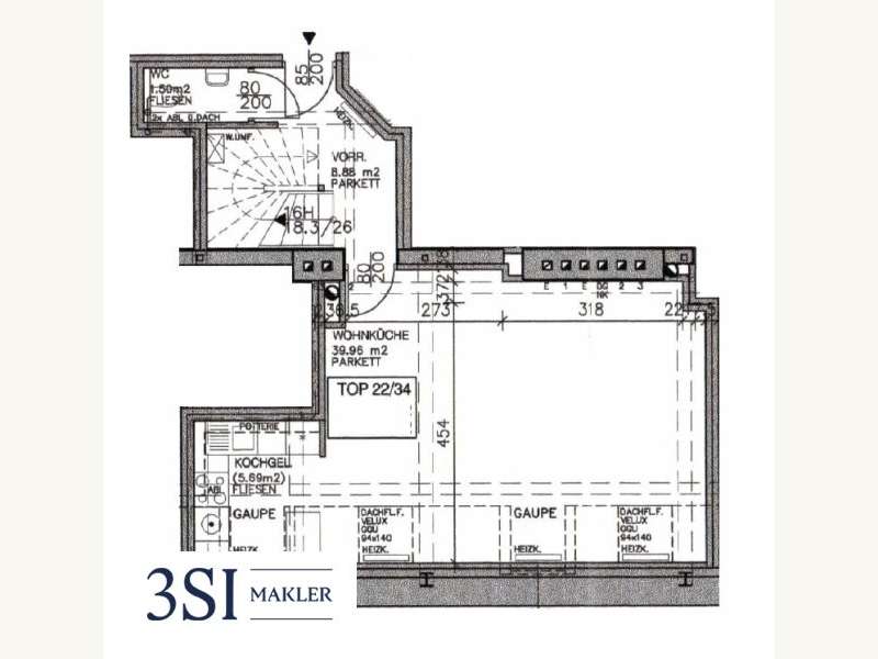 Dachgeschosswohnung in Wien - Bild 14