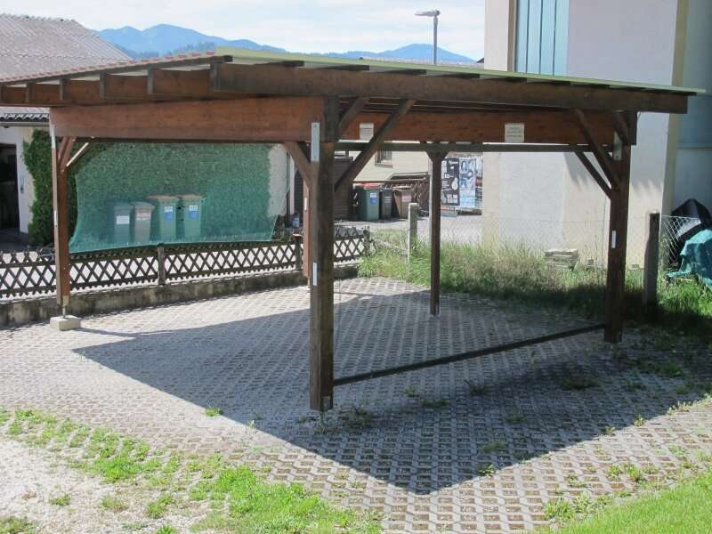 Baugrundstück Kindberg: Bestand Carport Bestand Carport