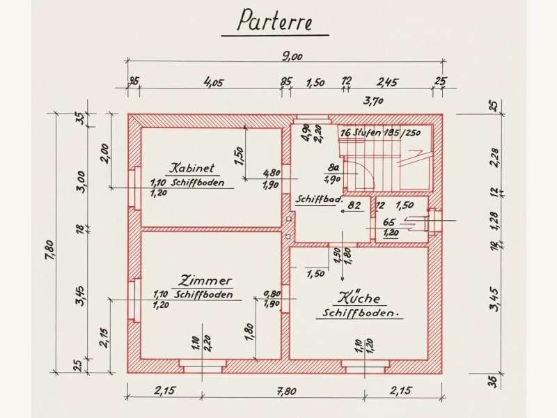 Einfamilienhaus Kindberg: Grundriss EG Grundriss EG